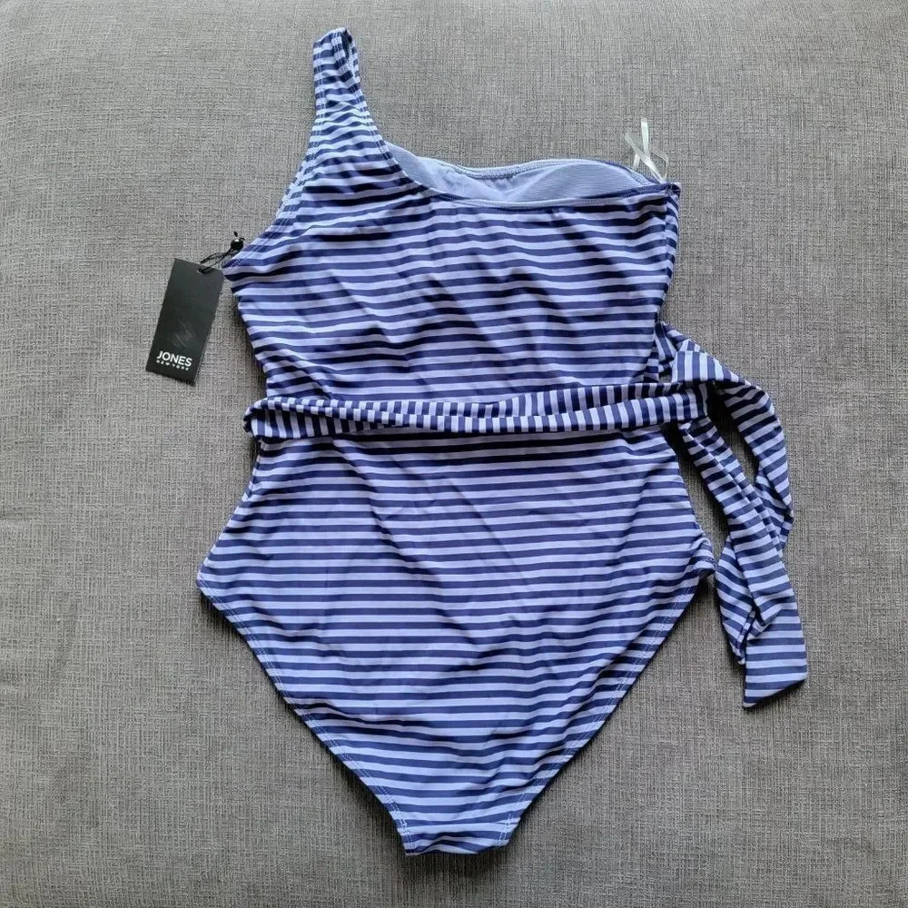JONES NEW YORK Women ​One-Shoulder One-Piece Swimsuit Size XL